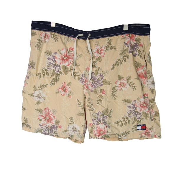 VTG Tommy Hilfiger Floral Print Swim Trunks